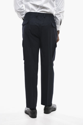 Pantaloni Cargo ACADEMY in Lana Vergine