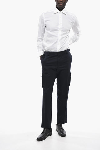 Pantaloni Cargo ACADEMY in Lana Vergine
