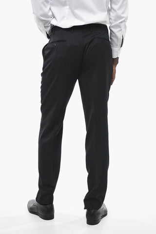 Pantaloni ACADEMY in Pura Lana Twill