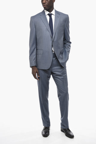 CC COLLECTION Gingham SUPER 150'S Wool Suit