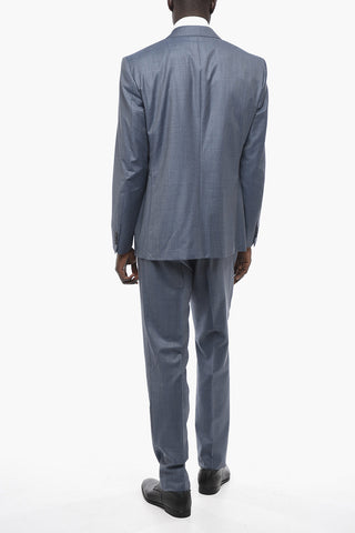 CC COLLECTION Gingham SUPER 150'S Wool Suit