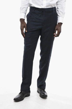 CC COLLECTION Pantaloni RIGHT in Lana con Passanti