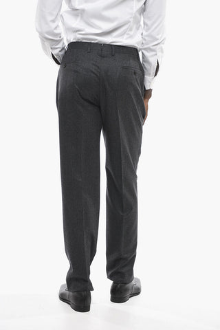 Hose aus Wolle Straight Fit