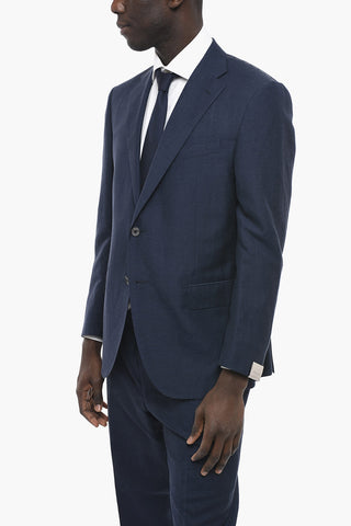 Notch Lapel LEADER Flax Blend Suit