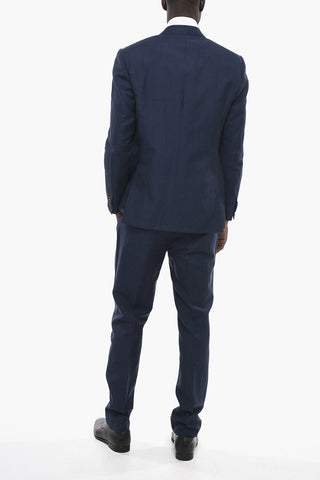 Notch Lapel LEADER Flax Blend Suit