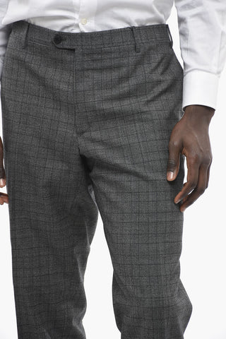 District Check ACADEMY Wool Pants