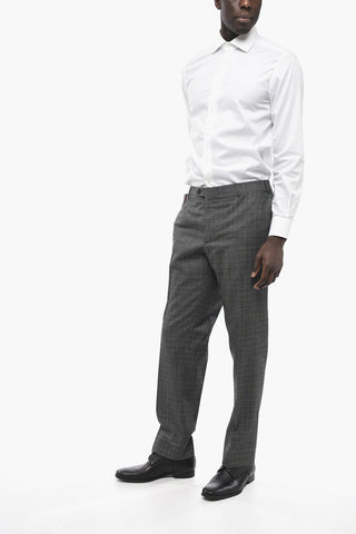 District Check ACADEMY Wool Pants