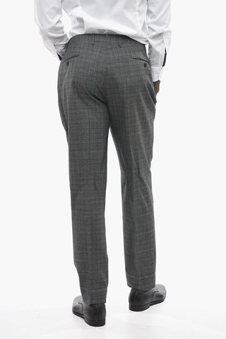 District Check ACADEMY Wool Pants