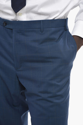 Abito LEADER in Lana Vergine con Motivo Windowpane
