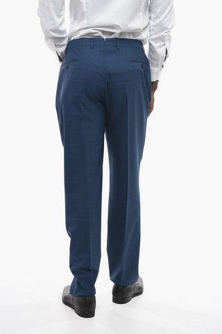 Abito LEADER in Lana Vergine con Motivo Windowpane