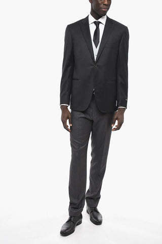 3-Piece CERIM.ACADEMY Suit with Pinstriped Pants