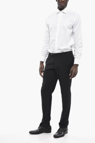CERIMONIA Virgin Wool ACADEMY Pants with Belt Loops