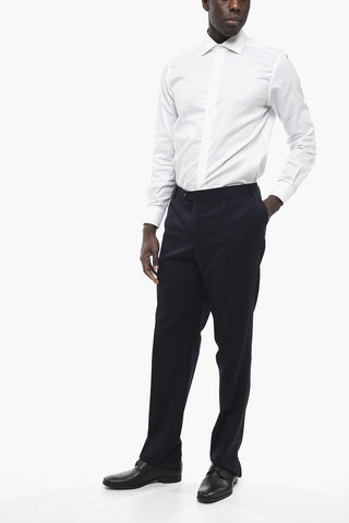 Pantaloni 4 Tasche ACADEMY in Lana Twill