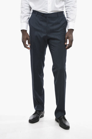 Pure Wool Twill Trousers ACADEMY