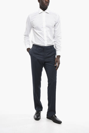 Pure Wool Twill Trousers ACADEMY