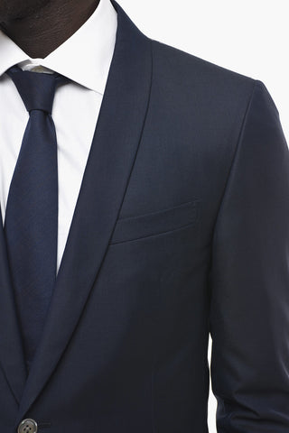 3 Piece CERIMONIA ACADEMY Suit with Shawl Lapel