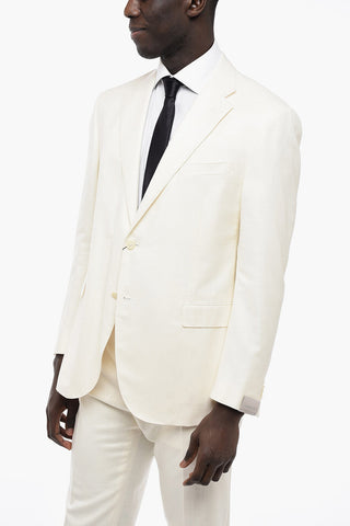Cotton Blend ACADEMY Suit with Flap Pockets