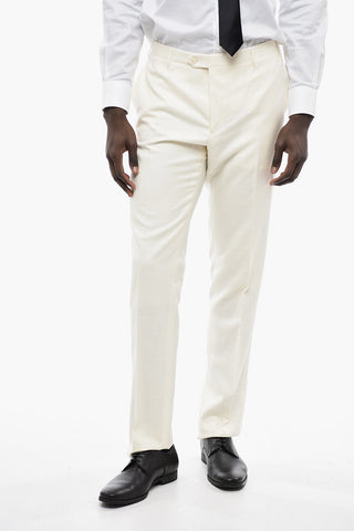 Cotton Blend ACADEMY Suit with Flap Pockets