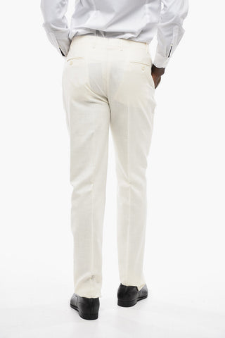 Cotton Blend ACADEMY Suit with Flap Pockets