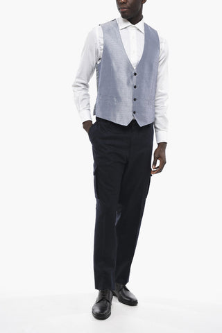 CERIMONIA Fil a Fil ACADEMY Silk Vest