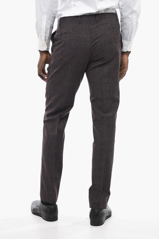 CC COLLECTION Virgin Wool Blend District Check Suit