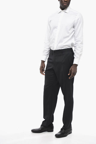 Pure Wool LEADER Pants with Zipped Pockets