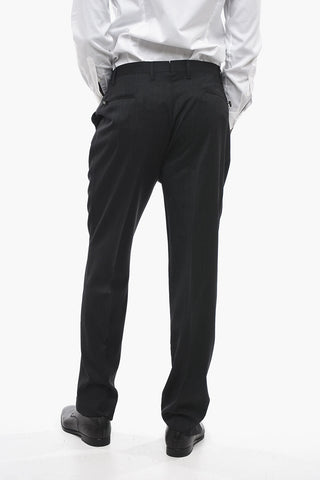 Pure Wool LEADER Pants with Zipped Pockets