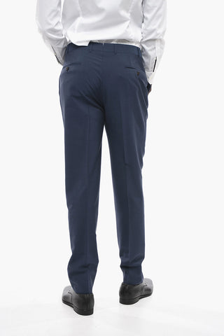 Pantaloni in Misto Lana Regular Fit