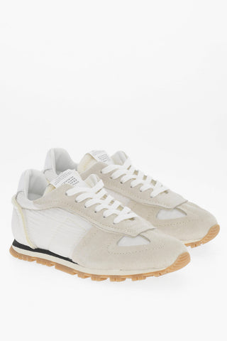 MM22 Fabric and Suede Low Top Sneakers
