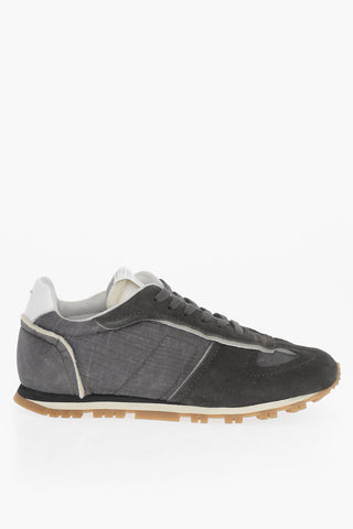 MM22 Fabric and Suede Low Top Sneakers