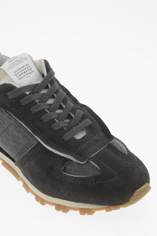 MM22 Fabric and Suede Low Top Sneakers