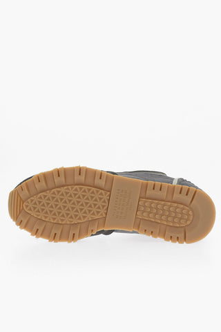 MM22 Fabric and Suede Low Top Sneakers