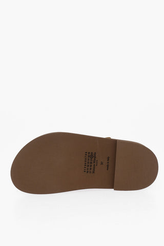 MM22 Suede Closed Mary Jane loafers with Cut-Out Details and Real Fur Inner