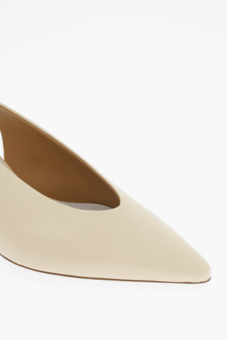 MM22 Leather Slingback with Spool Heel 9cmScarpa decollete