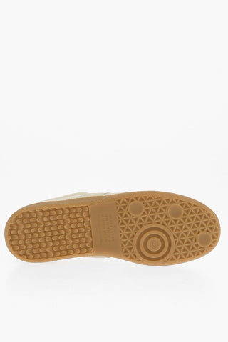 MM22 Leather Low Top Sneakers with Suede Details
