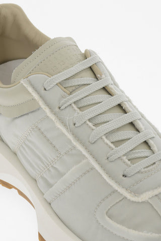 MM22 Leather and Fabric Low Top Sneakers