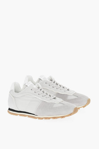 MM22 Fabric and Suede Low Top Sneakers