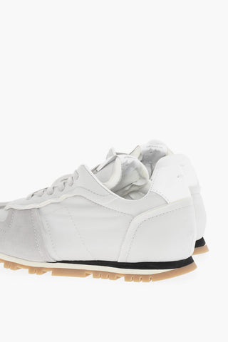 MM22 Fabric and Suede Low Top Sneakers