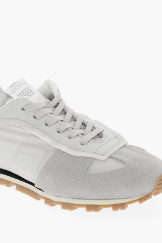 MM22 Fabric and Suede Low Top Sneakers