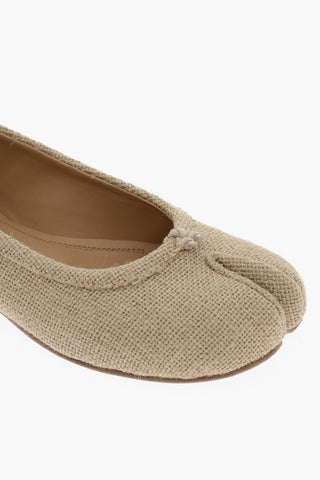 MM22 Ballerine TABI in Juta con Nodo