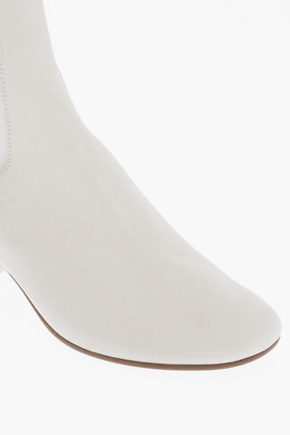 MM6 Leather Chelsea Boots Heel 5cm