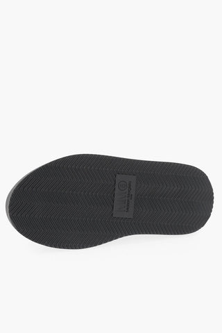 MM6 All-Over Logo Suede Low-Top Sneakers 5,5cm
