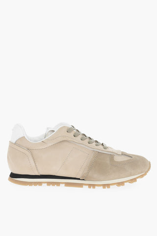 MM22 Fabric and Suede Low Top Sneakers