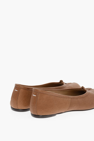 MM22 Leather TABI Ballet Flats