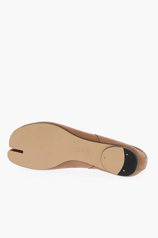 MM22 Leather TABI Ballet Flats