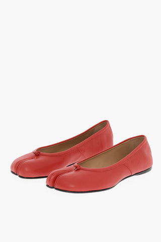 MM22 Leather TABI Ballet Flats