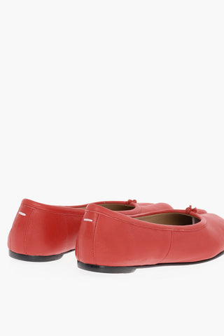 MM22 Leather TABI Ballet Flats