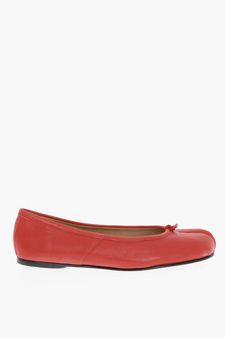 MM22 Leather TABI Ballet Flats