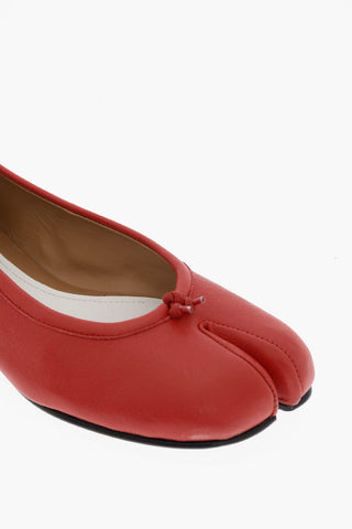 MM22 Leather TABI Ballet Flats