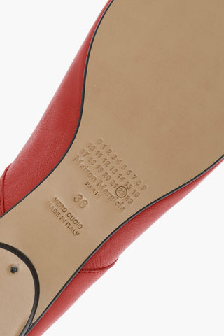 MM22 Leather TABI Ballet Flats